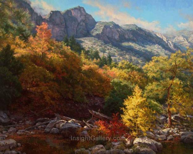 Texas Autumn ~ Signed & Numbered Giclee by Mark Haworth